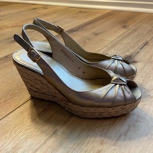 Stuart Weitzman Espadrille Wedges